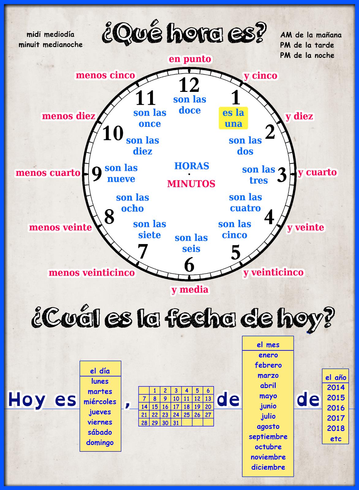 QuÃ© Hora Es  â El Tiempo Pasa Volando